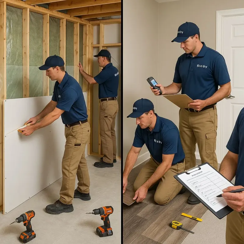 Repairs and Reconstruction process in New River, AZ